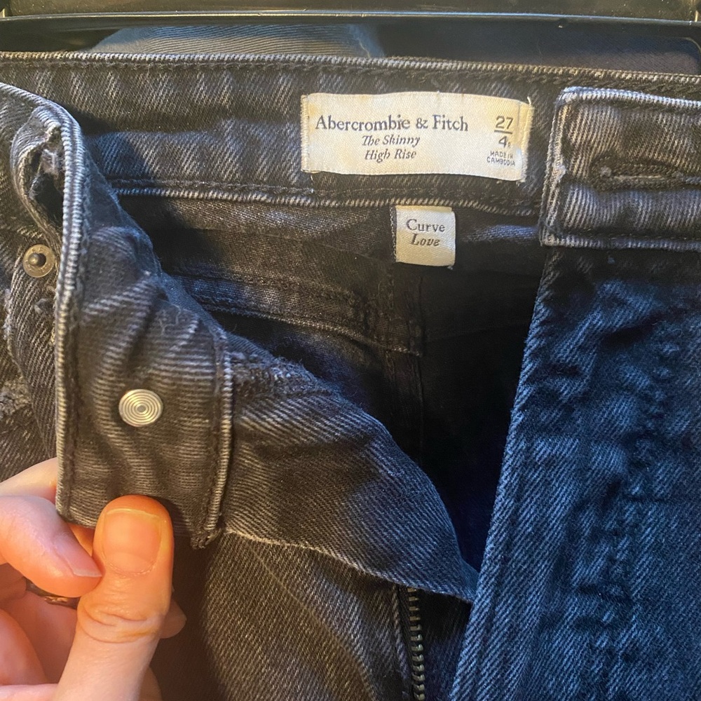Abercrombie & Fitch Black Skinny Jeans for women